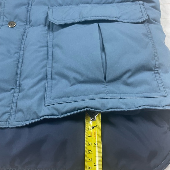 Vintage 90s REI Down Puffer Vest Steel Blue Men’s XL - Picture 8 of 11